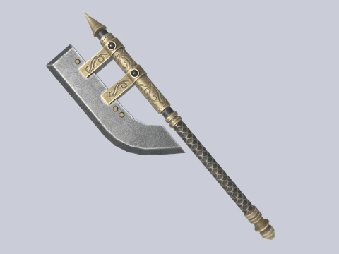 Dark fantasy weapon collection 3D Model