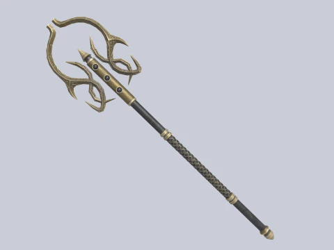 Dark fantasy weapon collection 3D Model