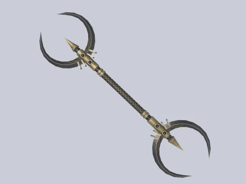 Dark fantasy weapon collection 3D Model