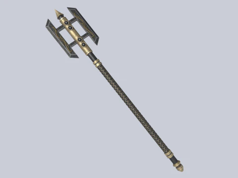 Dark fantasy weapon collection 3D Model