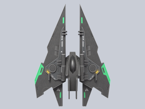 Low poly spacecraft Modelo 3D