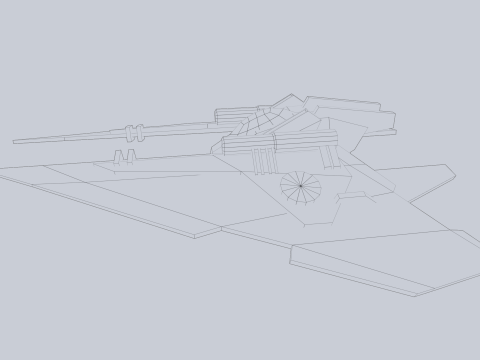 Low poly spacecraft Modelo 3D