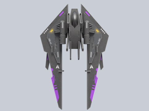 Low poly spacecraft 3D 模型