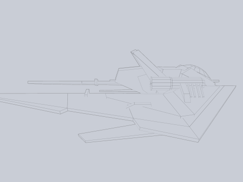 Low poly spacecraft 3D 模型