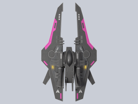 Low poly spacecraft Modelo 3D