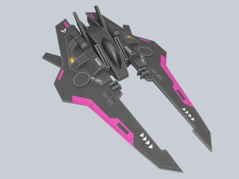 Low poly spacecraft Modelo 3D