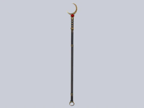 Sacred staff 3D Model