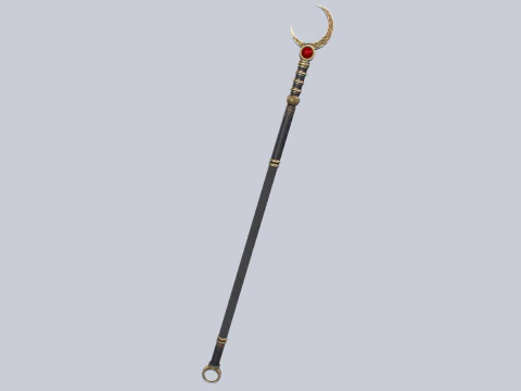 Sacred staff 3D Model