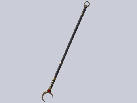 Sacred staff 3D Model