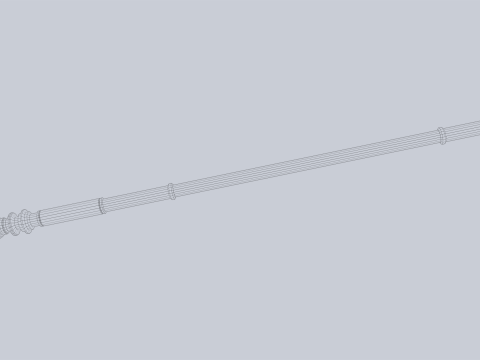 Sacred staff Modelo 3D