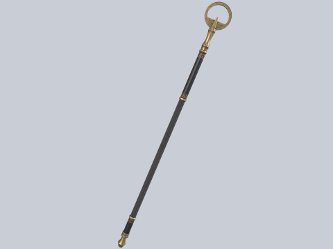 Sacred staff 3D Model