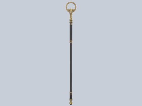 Sacred staff 3D Model