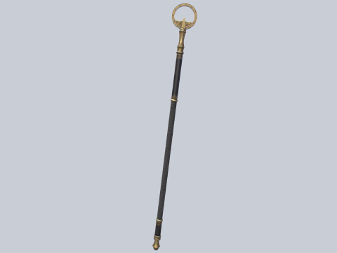 Sacred staff 3D Model