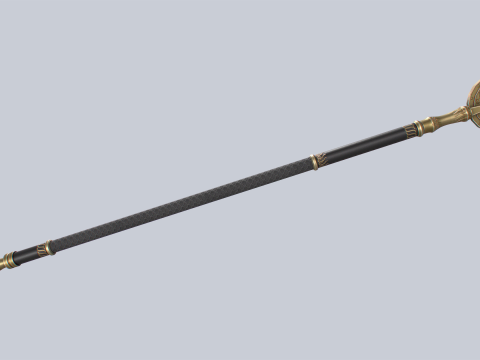Sacred staff 3D Model