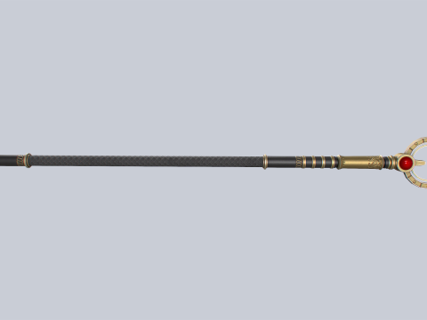 Sacred staff 3D Model