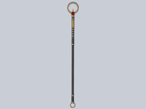 Sacred staff 3D Model