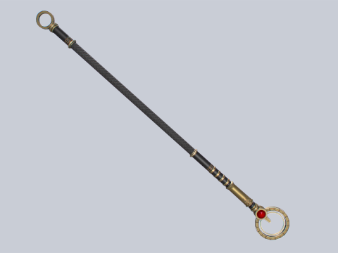 Sacred staff 3D Model