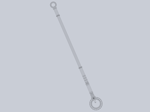 Sacred staff 3D Model
