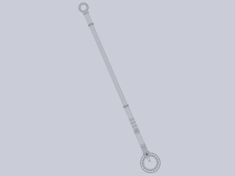 Sacred staff 3D Model