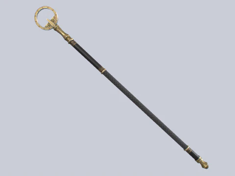 Sacred staff collection 3D Model