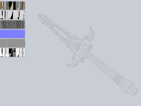 Divine blade 3D मॉडल