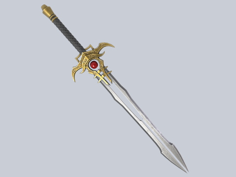 Divine blade 3D मॉडल