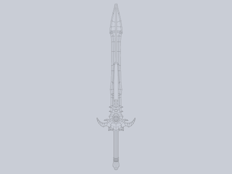 Divine blade 3D मॉडल