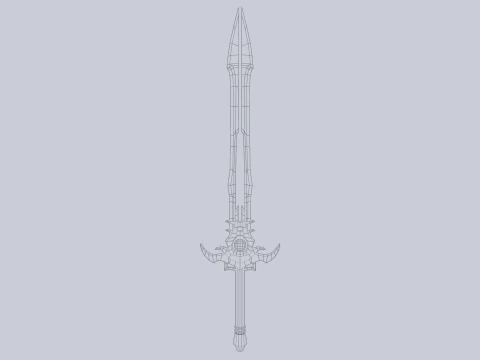Divine blade 3D Model