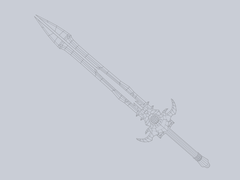 Divine blade 3D मॉडल