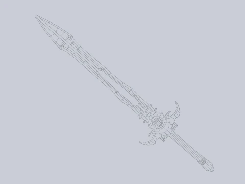 Divine blade 3D Model