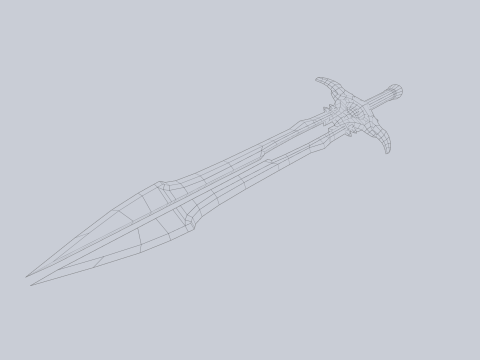 Divine blade 3D मॉडल