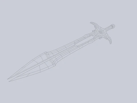 Divine blade 3D Model