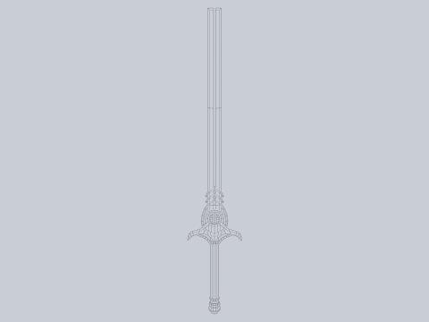 Divine blade 3D मॉडल