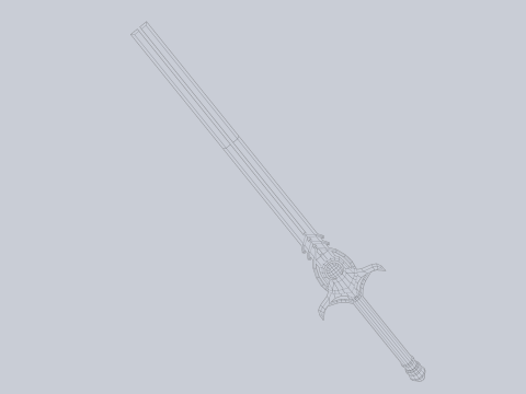 Divine blade 3D मॉडल