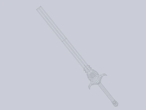 Divine blade 3D Model
