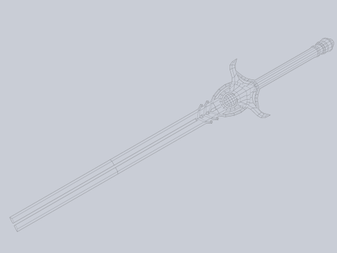 Divine blade 3D मॉडल