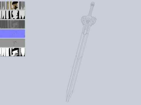 Divine blade Modelo 3D