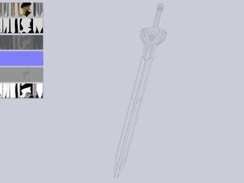 Divine blade 3D Model