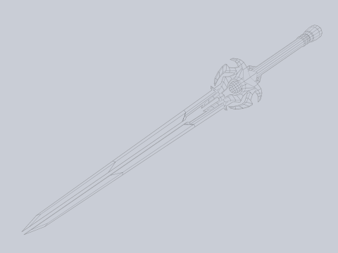 Divine blade Modelo 3D