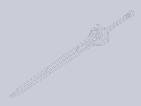 Divine blade 3D Model