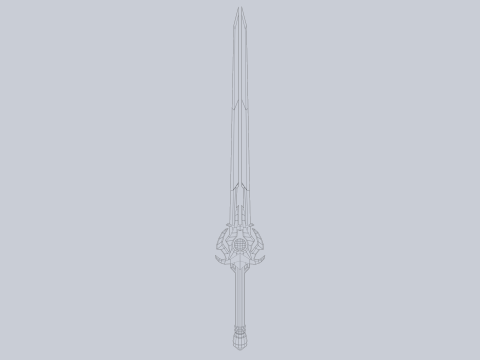 Divine blade Modelo 3D