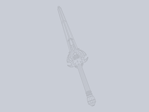 Divine blade Modelo 3D