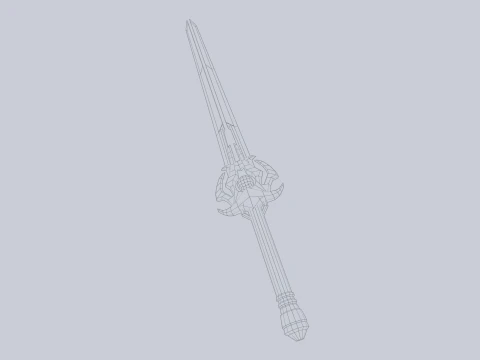 Divine blade 3D Model