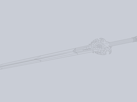 Divine blade Modelo 3D