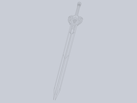 Divine blade Modelo 3D