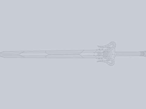 Divine blade 3D 모델
