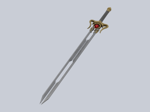 Divine blade 3D 모델