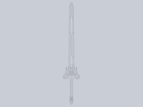 Divine blade 3D 모델