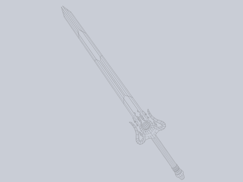 Divine blade 3D 모델