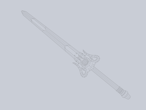Divine blade 3D 모델